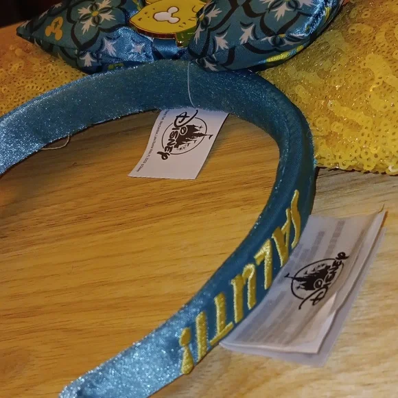 Disney Parks Epcot Saluti Limoncello Italy Minnie Ears Headband Lemon - Picture 6 of 7